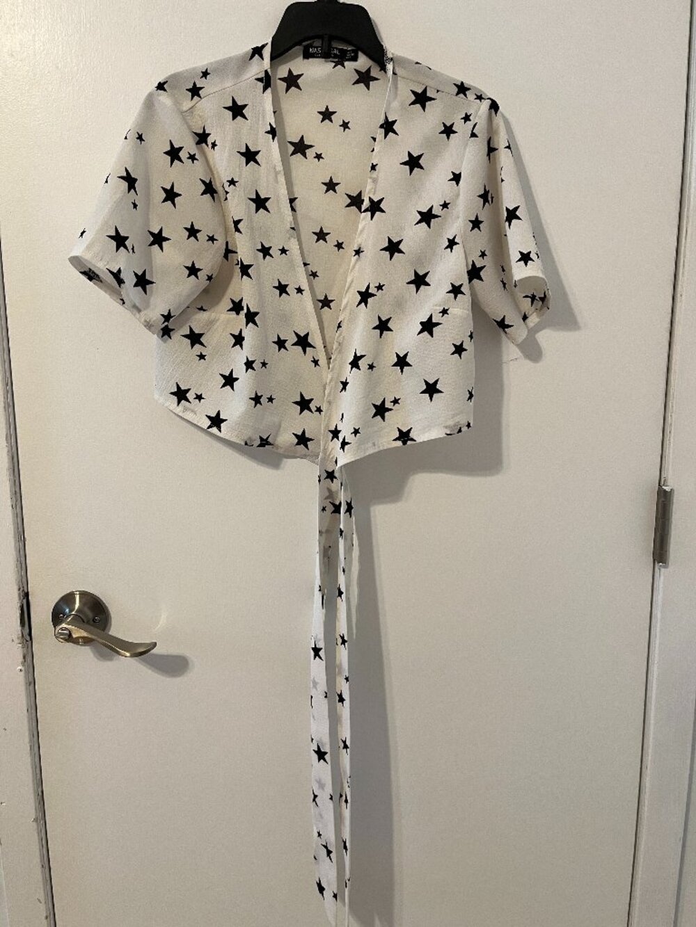 Nasty Gal Tie Front Top